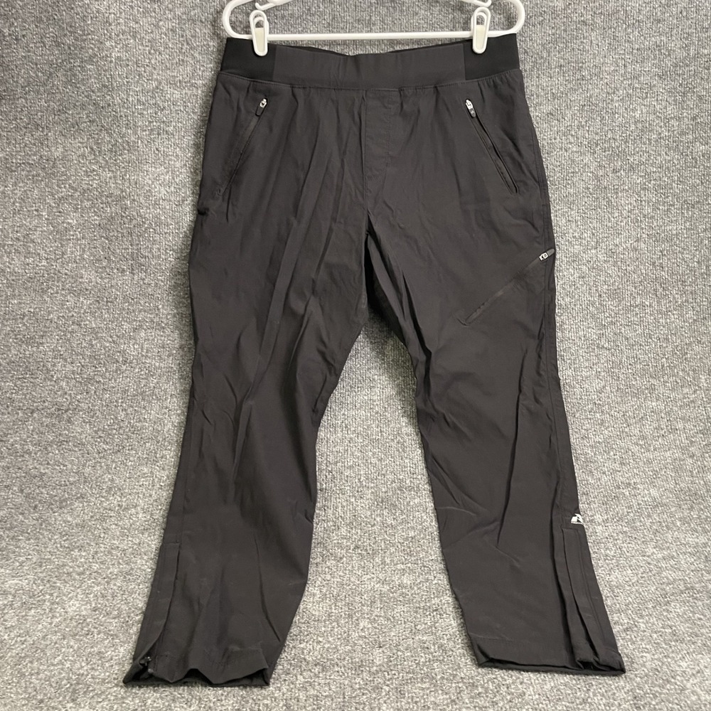 Eddie Bauer First Ascent Guide Pants Womens Sz 10 Climbing Ankle Black